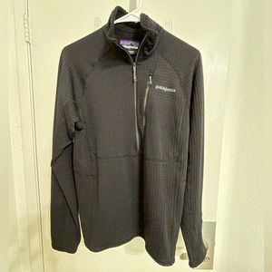 Patagonia Men’s R1 Fleece Pullover - Black